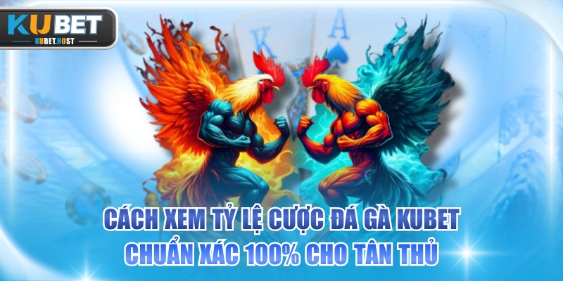Cách Xem Tỷ Lệ Cược Đá Gà KUBET Chuẩn Xác 100% Cho Tân Thủ 2 Cách xem tỷ lệ cược đá gà KUBET cửa Meron cực dễ hiểu